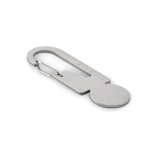 Porte-clés multifonction inox recyclé