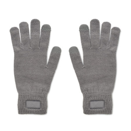 Gants tricotés hiver en RPET recyclé – vue 2