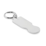 Porte-clés jeton aluminium recyclé – vue 2