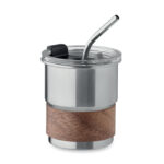 Gobelet simple paroi 260ml inox recyclé – vue 4