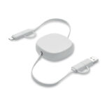 Câble de charge rétractable 60W ABS recyclé – Image 2