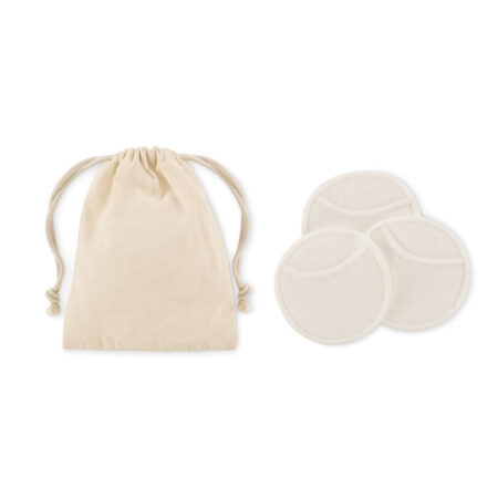 Patchs démaquillants lavables en coton