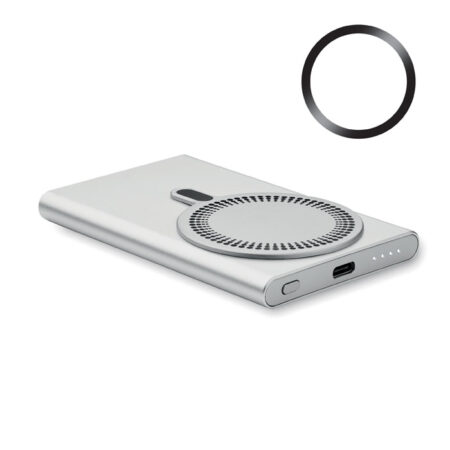 Chargeur magnétique sans fil 15W aluminium recyclé – vue 2
