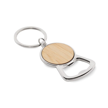 Porte-clés décapsuleur métal gravable
