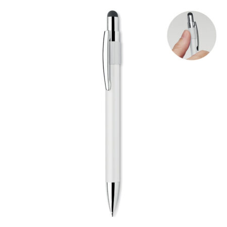 Stylo bille aluminium recyclé avec spinner – vue 2