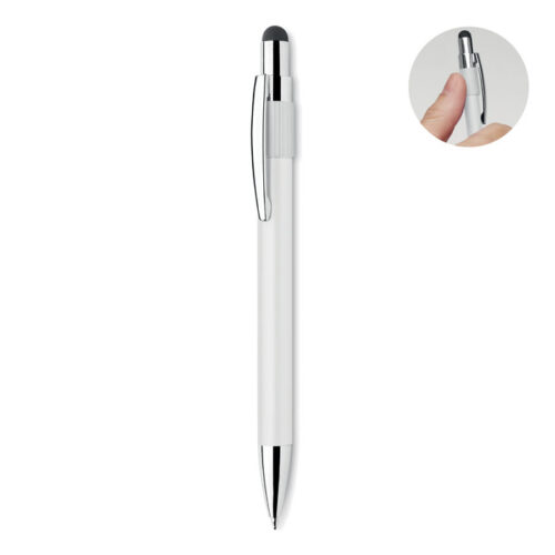 Stylo bille aluminium recyclé avec spinner – vue 2
