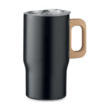 Gobelet double paroi 350 ml inox & bois