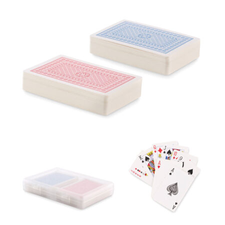 Jeu de cartes papier recyclé 54 cartes