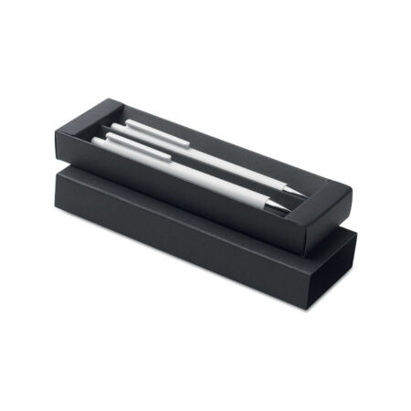 Set stylos aluminium recyclé (lot) – vue 2