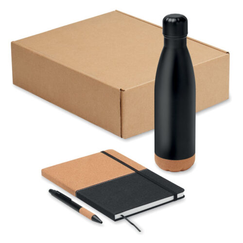 Coffret bureau 3 pièces en inox recyclé