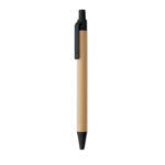 Stylo à bille bambou naturel format large