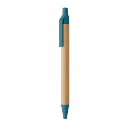 Stylo à bille bambou naturel format large – vue 2