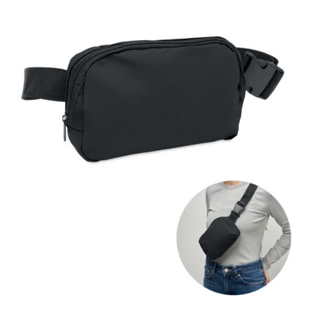Sac banane polyester recyclé 210D – 5x15cm