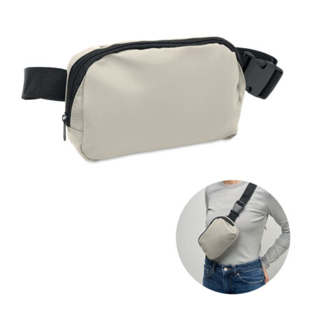 Sac banane polyester recyclé 210D – 5x15cm – vue 2