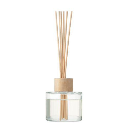 Diffuseur vanille bâtonnets bois en verre 50ml – format 7x10cm – vue 2