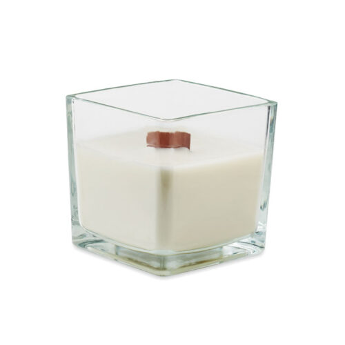 Grande bougie cire végétale 600g en verre – Ø12cm