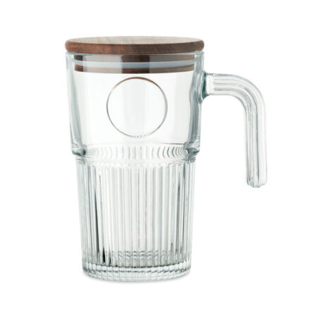 Mug en verre transparent 450ml