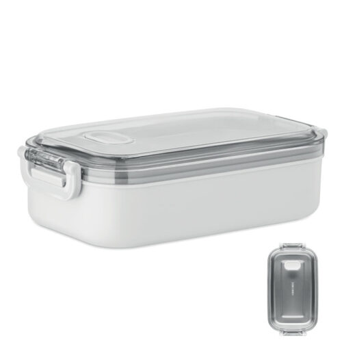 Lunch box compacte PP recyclé 12x6,5cm – vue 2