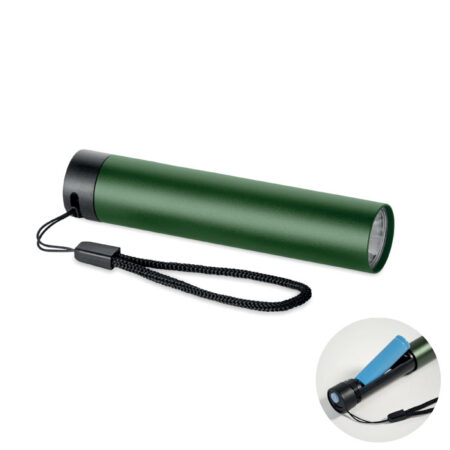Lampe torche slim aluminium recyclé 10cm – vue 2