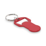 Porte-clés décapsuleur aluminium recyclé – vue 3