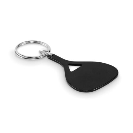 Porte-clés plat aluminium recyclé 5,4cm