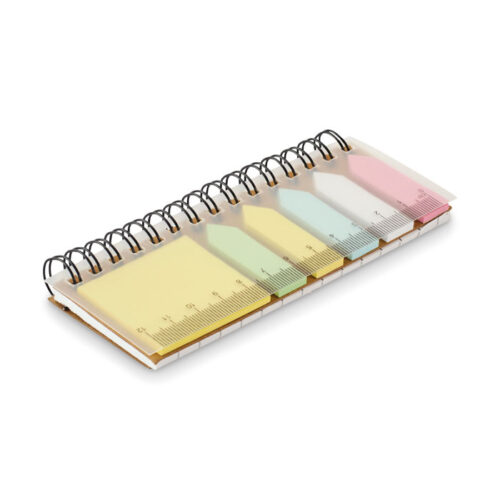 Bloc-notes PP avec marqueurs 5.2cm