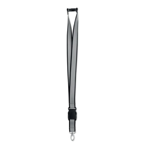 Lanyard réfléchissant RPET 2.5cm