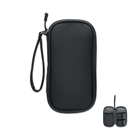 Trousse organisateur 600D RPET 2x20cm