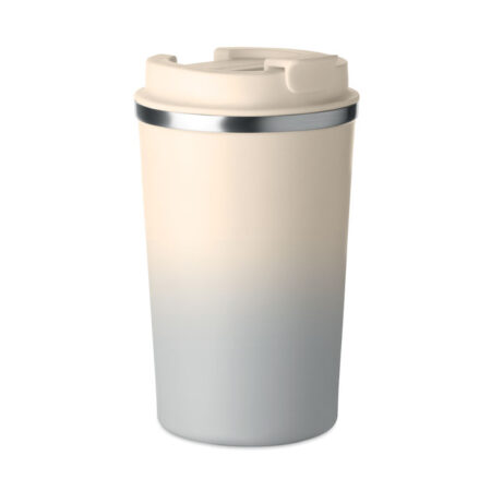 Gobelet inox double paroi 350ml coloris dégradé