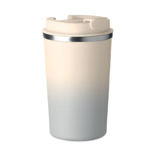 Gobelet inox double paroi 350ml coloris dégradé