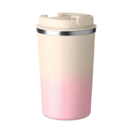 Gobelet inox double paroi 350ml coloris dégradé – vue 2