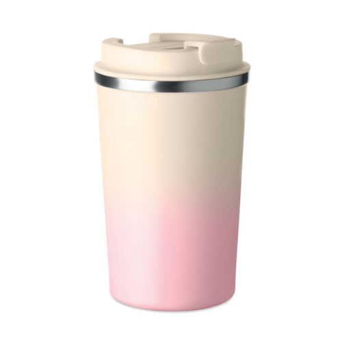 Gobelet inox double paroi 350ml coloris dégradé – vue 2