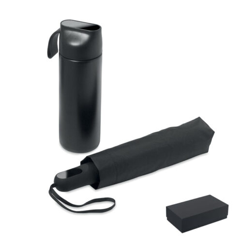 Coffret duo inox recyclé – gobelet & accessoire
