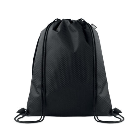 Sac à cordon 420D en RPET recyclé – vue 2