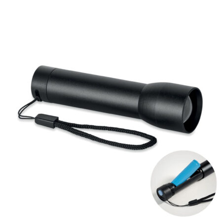 Lampe de poche rechargeable aluminium recyclé