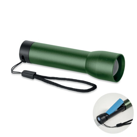 Lampe de poche rechargeable aluminium recyclé – vue 2