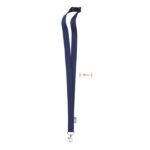 Lanyard tour de cou RPET recyclé 90cm – Image 2