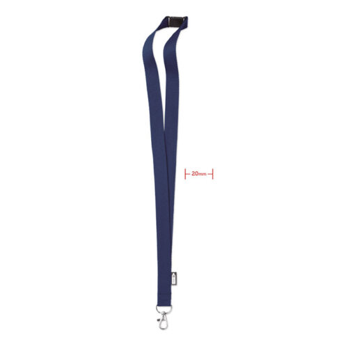 Lanyard tour de cou RPET recyclé 90cm – vue 2