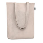 Sac shopping chanvre naturel format large – vue 3