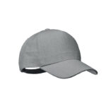 Casquette 5 panneaux en chanvre naturel – vue 3