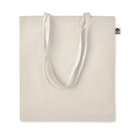 Tote bag en coton bio écru personnalisable