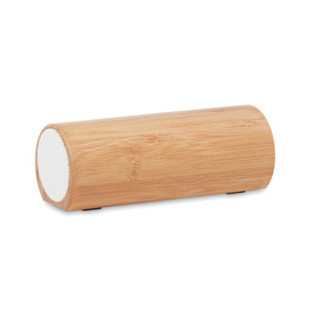 Enceinte Bluetooth passive en bambou