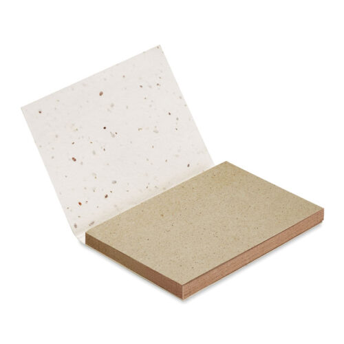 Bloc-notes personnalisé en papier ensemencé