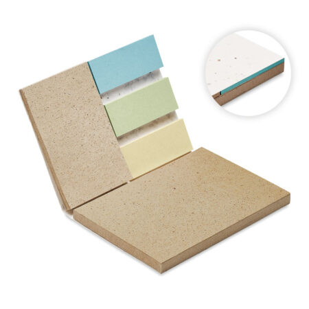 Notes adhésives personnalisées en papier ensemencé