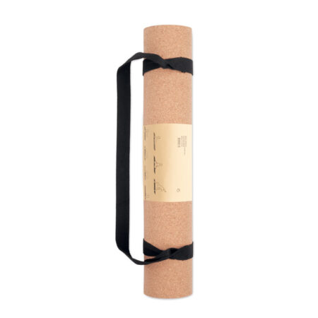 Tapis de yoga liège & TPE naturel 61cm