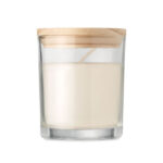 Bougie parfumée vanille naturelle 120g en pot verre