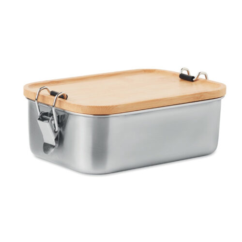 Lunch box inox 750ml couvercle bambou