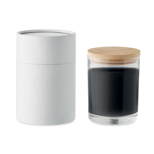 Bougie parfumée vanille en pot verre 240g – vue 2