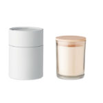 Bougie parfumée vanille en pot verre 240g