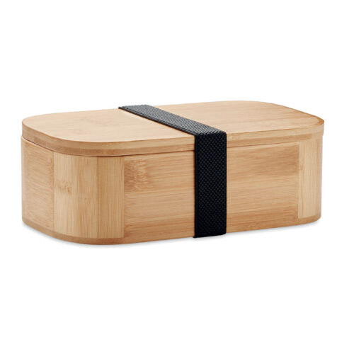 Lunch box bambou et inox 1L avec couvercle